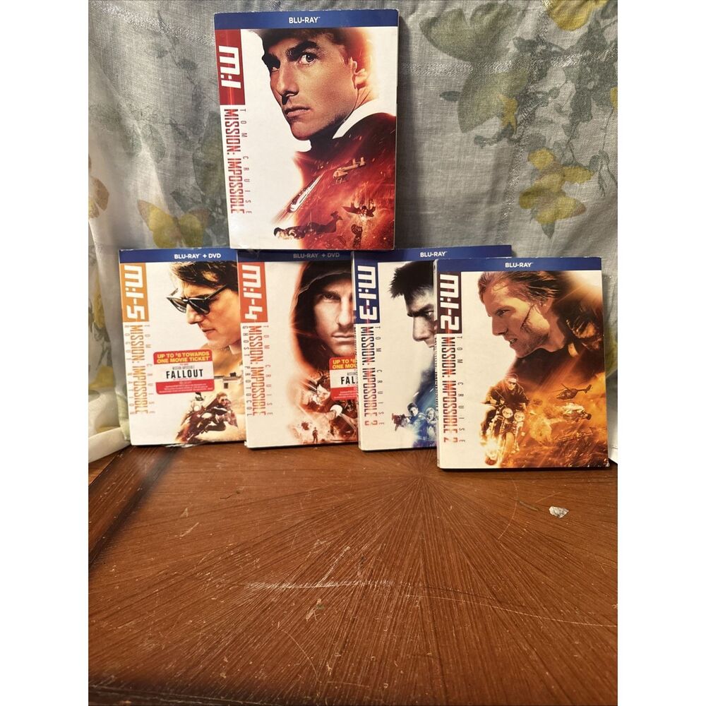 mission: Impossible: 1-5 Movie‎ Film Collection Blu Ray Disc